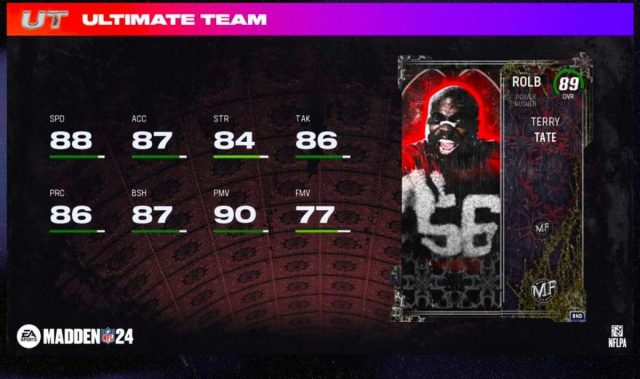 all improvements and content | Terry Tate player item | title update 4 | madden 24