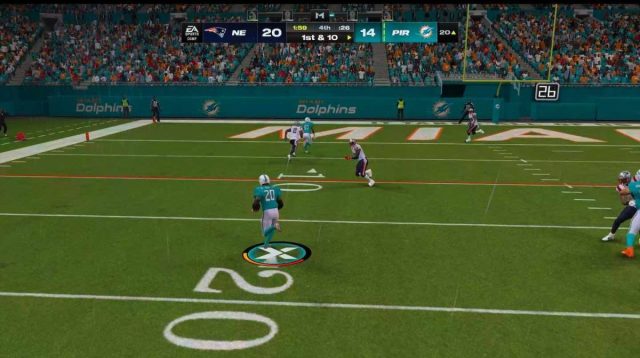 use spin move to evade backs and tackles using circle | ball-carry move | madden nfl 24