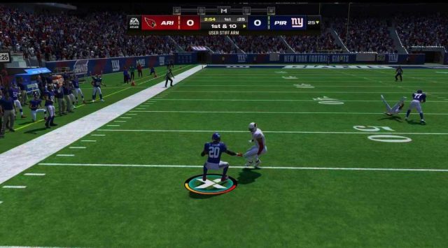 use juke move to evade tackles using r3 | ball-carry move | madden 24