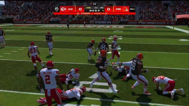 use trucking to break tackles using r3 | ball-carry move | madden 24