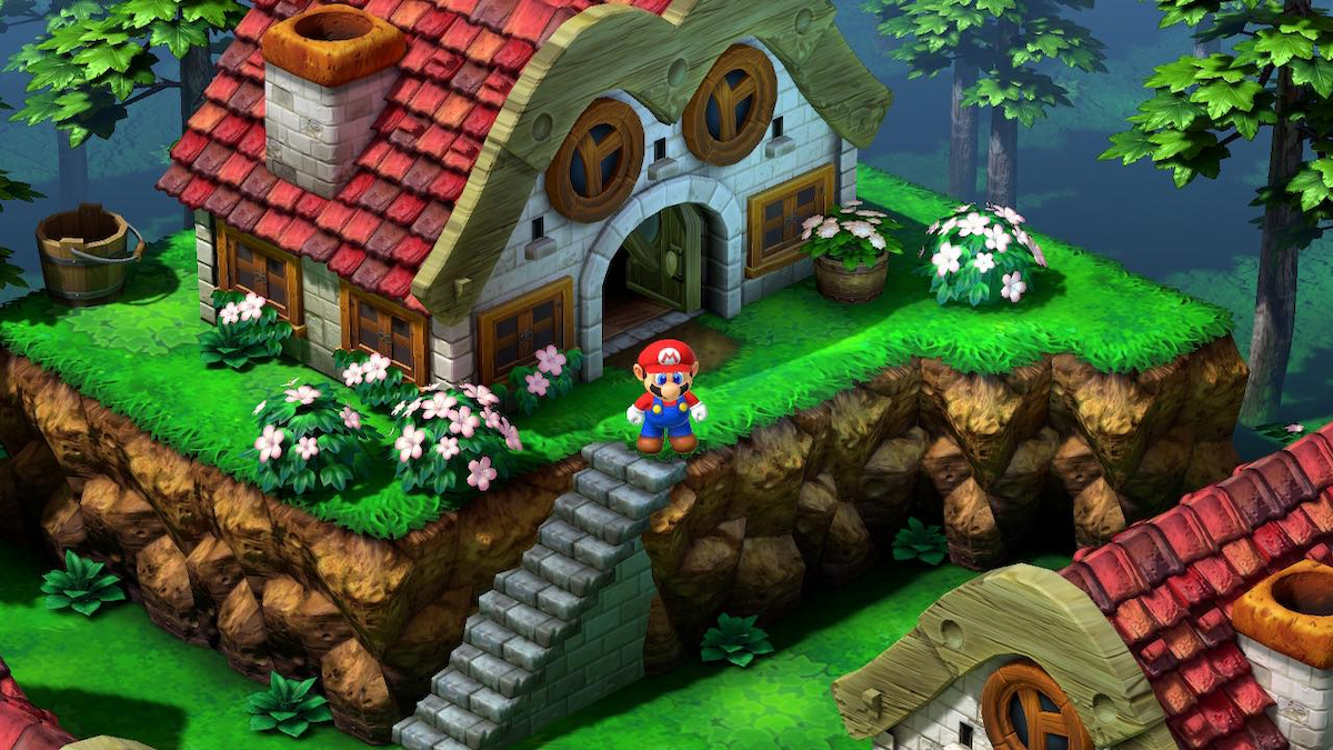 Super Mario RPG Rose Town House Entrance