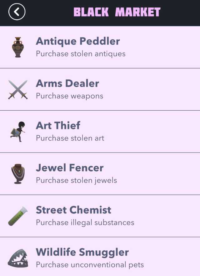 BitLife Black market arms dealer