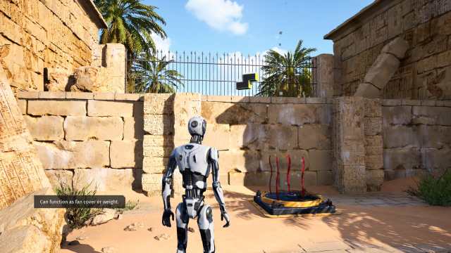 using the Talos Principle 2 fan