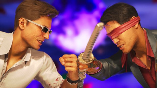 Johnny Cage vs Kenshin