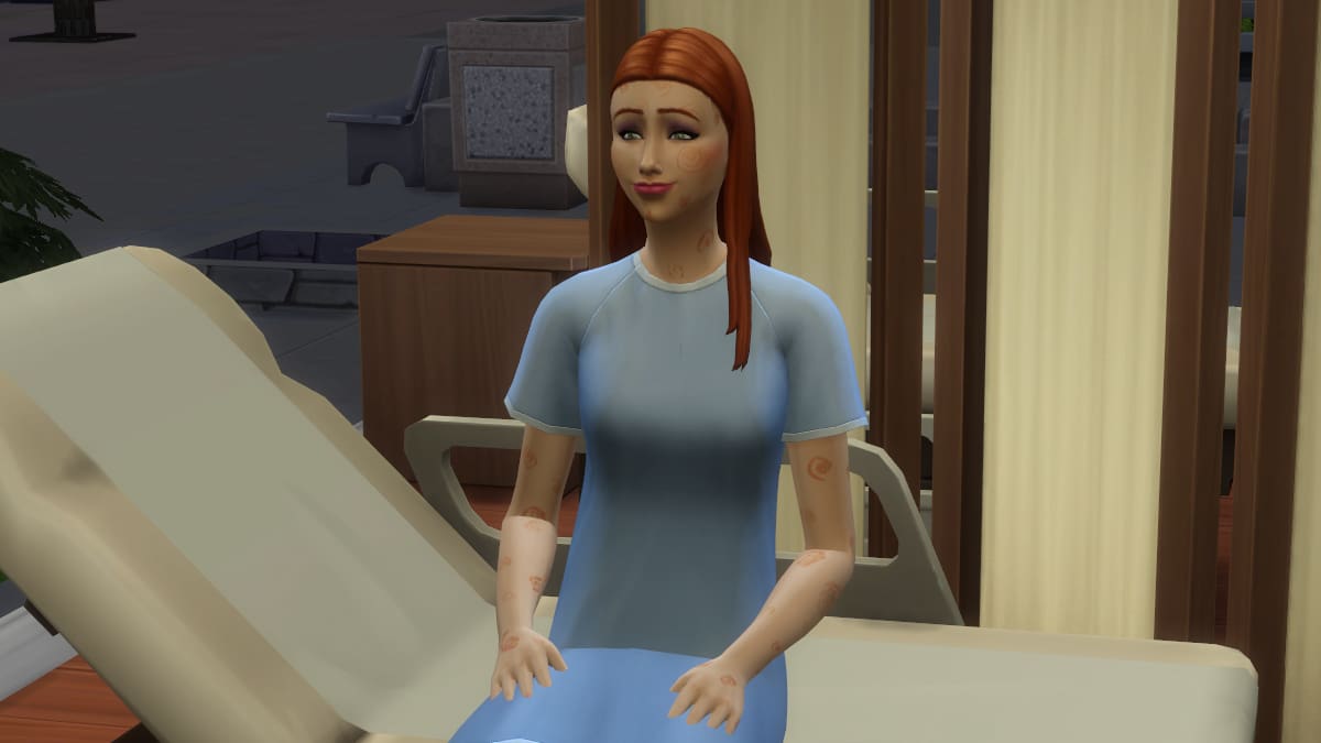 The Sims 4 how to cure sick Sims