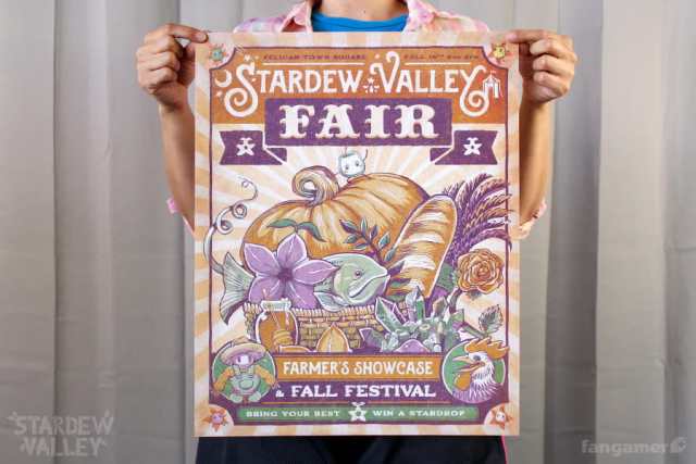 Stardew Valley poster for cozy gamer holiday gift guide