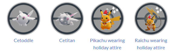 Pokemon GO Debut Pokemon Winter Holiday Part 1