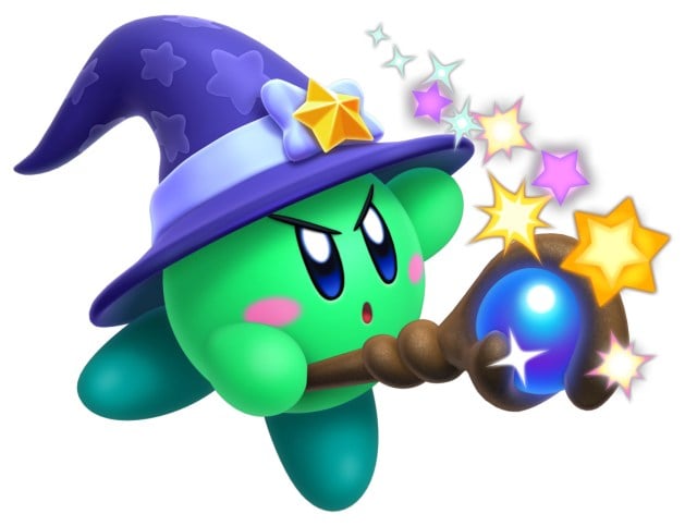 An official image of Beam Mage Kirby.