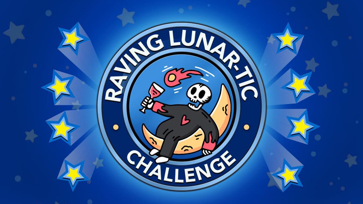 Raving Lunar-tic Challenge in BitLife