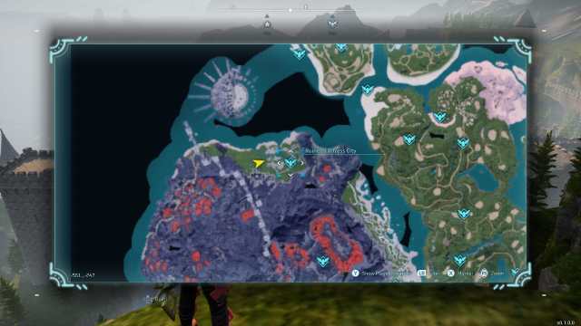 Black Marketeer near City Ruins Map