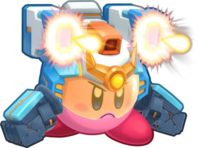 An official image of Mecha Kirby.