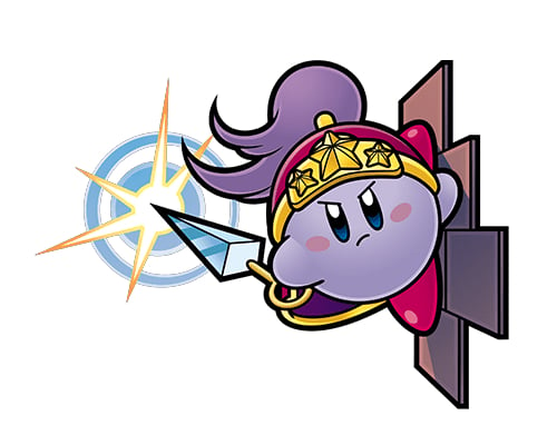 An official image of Ninja Kirby.