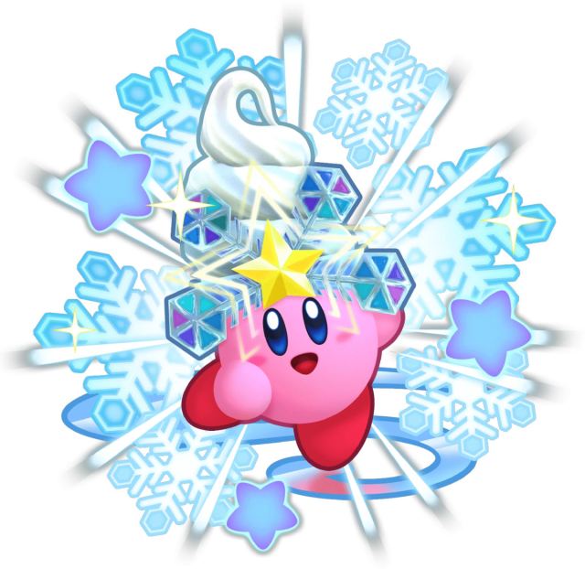 An official image of Snow Bowl Kirby.