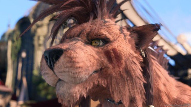 Screenshot of Red XIII in Final Fantasy 7 Rebirth