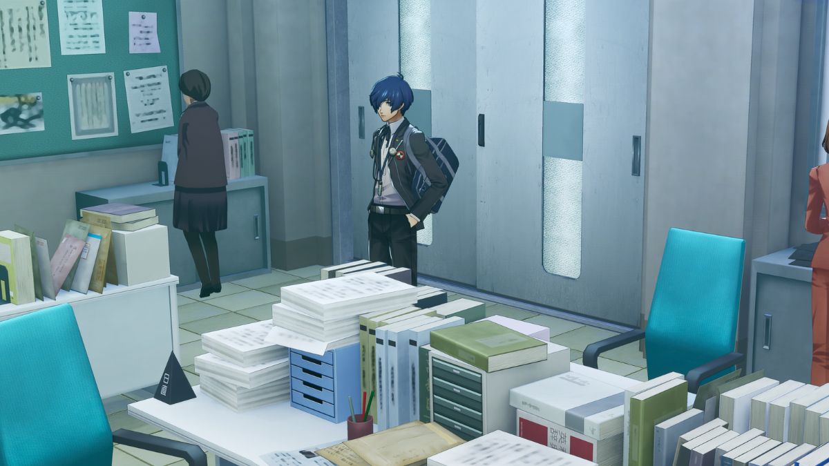 Screenshot of the Faculty Office in Persona 3 Reload.