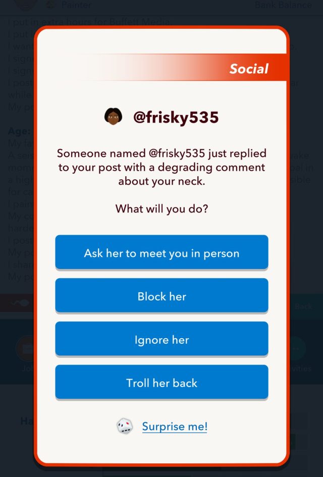 Bitlife Tortured Artist Trolling