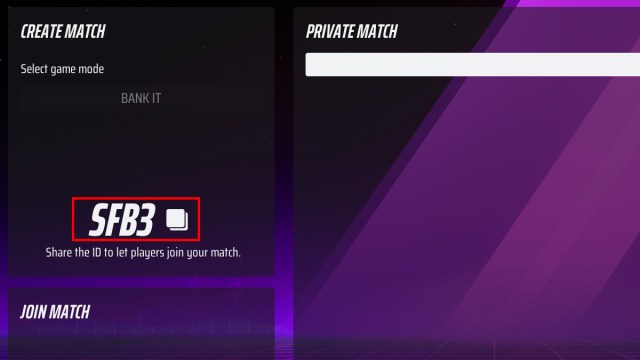 Screenshot of Private Match lobby menu in The Finals.