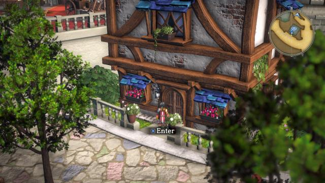 An Eiyuden Chronicle: Hundred Heroes screenshot of Dr. Corque's location in the castle HQ.