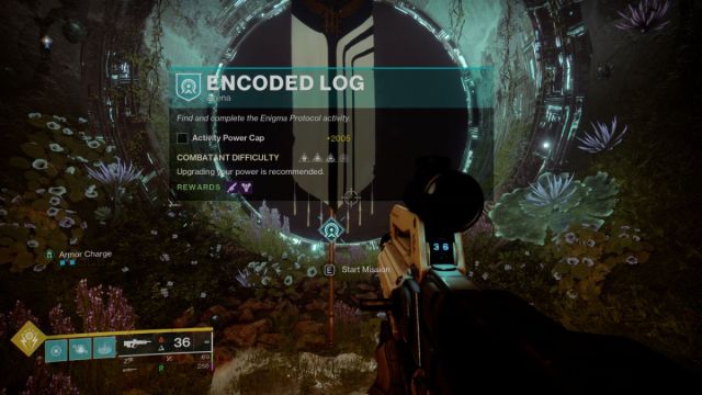 Destiny 2 Encoded Log