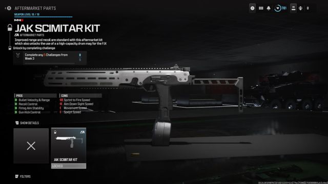 MW3 Warzone JAK Scimitar Kit