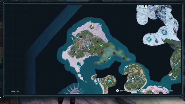 Palworld Sakurajima Island map