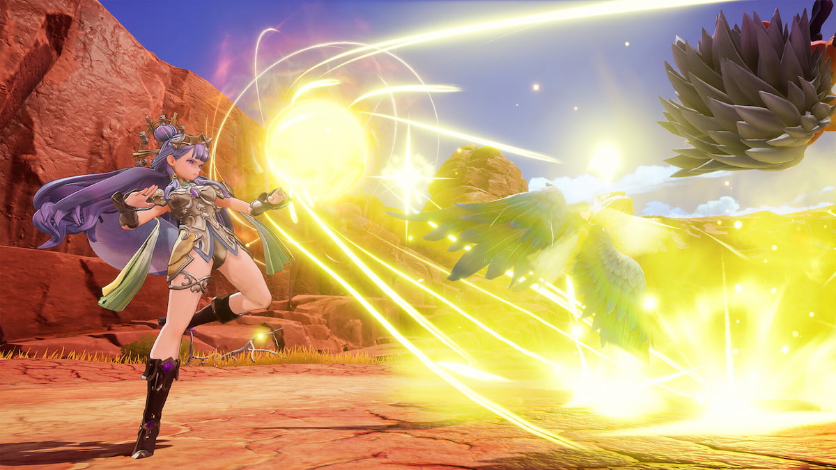 Visions of Mana Combat Screenshot